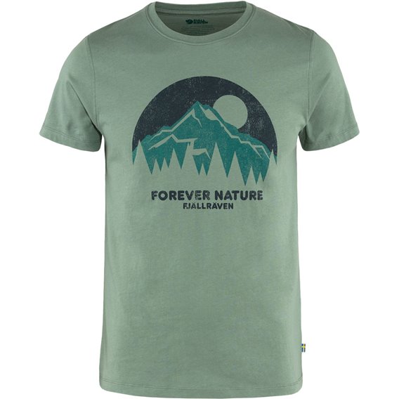 Fjällräven Nature T-Shirt Herren Kurzarmshirt patina green hier im Fjällräven-Shop günstig online bestellen
