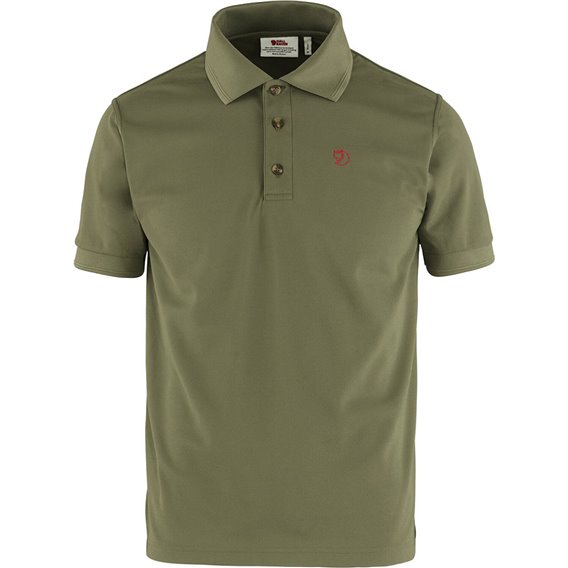 Fjällräven Crowley Pique Shirt Herren Poloshirt light olive hier im Fjällräven-Shop günstig online bestellen