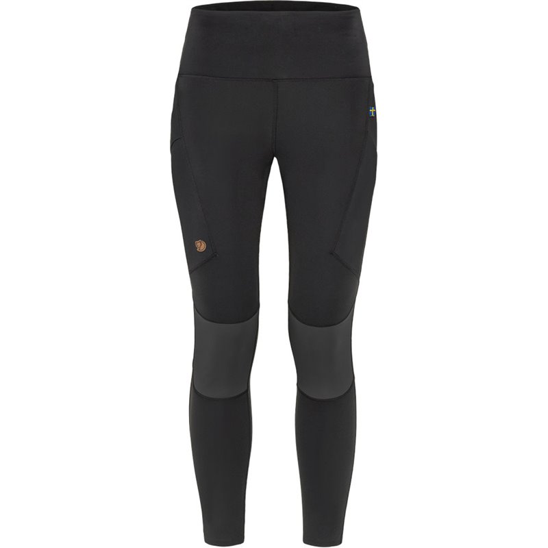 Fjällräven Abisko Trekking Tights Pro Damen Leggings Trekkinghose black-iron grey hier im Fjällräven-Shop günstig online bestell