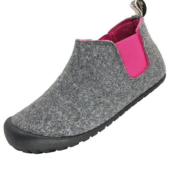 Gumbies Brumby Damen Hausschuhe Hüttenschuhe grey-pink hier im Gumbies-Shop günstig online bestellen