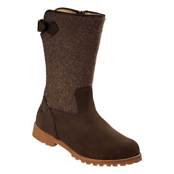 Meindl Innsbruck II GTX Herren Winterstiefel mit Lammfell dunkelbraun