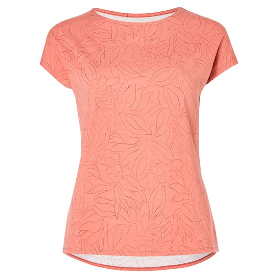 Sherpa Neha Tee Damen T-Shirt Kurzarmshirt brick dust leaf hier im Sherpa-Shop günstig online bestellen