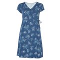 Sherpa Padma Wrap Dress Damen Kleid Sommerkleid neelo blue floral