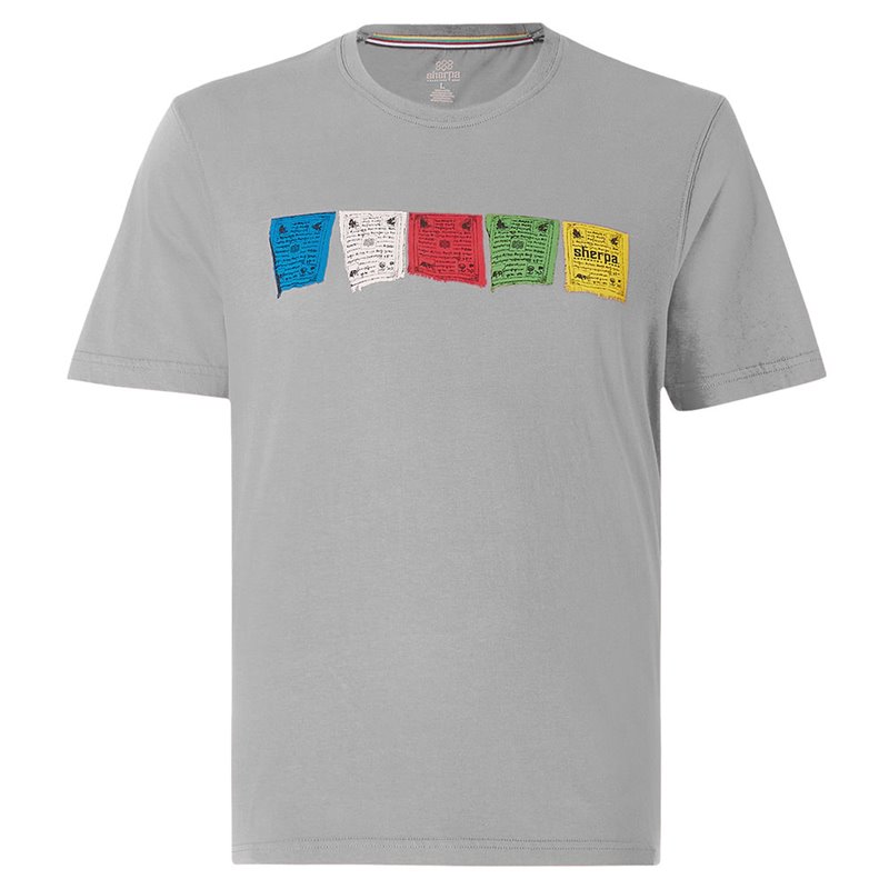 Sherpa Tarcho Tee Herren T-Shirt Kurzarmshirt heather grey hier im Sherpa-Shop günstig online bestellen