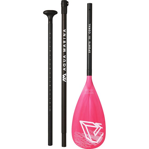 Aqua Marina Sports III Coral Aluminium SUP Paddel hier im Aqua Marina-Shop günstig online bestellen