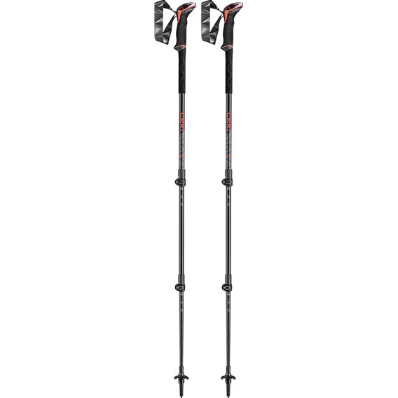 Leki Makalu Trekkingstöcke bright red-black-dark anthracite hier im Leki-Shop günstig online bestellen