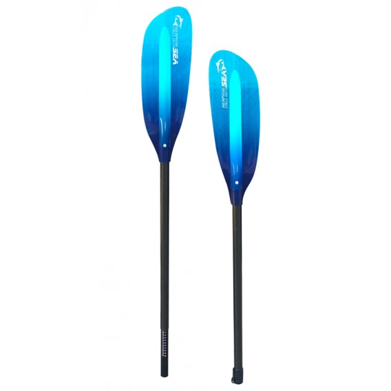 ExtaSea Pro Tour Carbon Vario Doppelpaddel | 230-240cm | 2-teilig | blue-light blue hier im ExtaSea-Shop günstig online bestelle