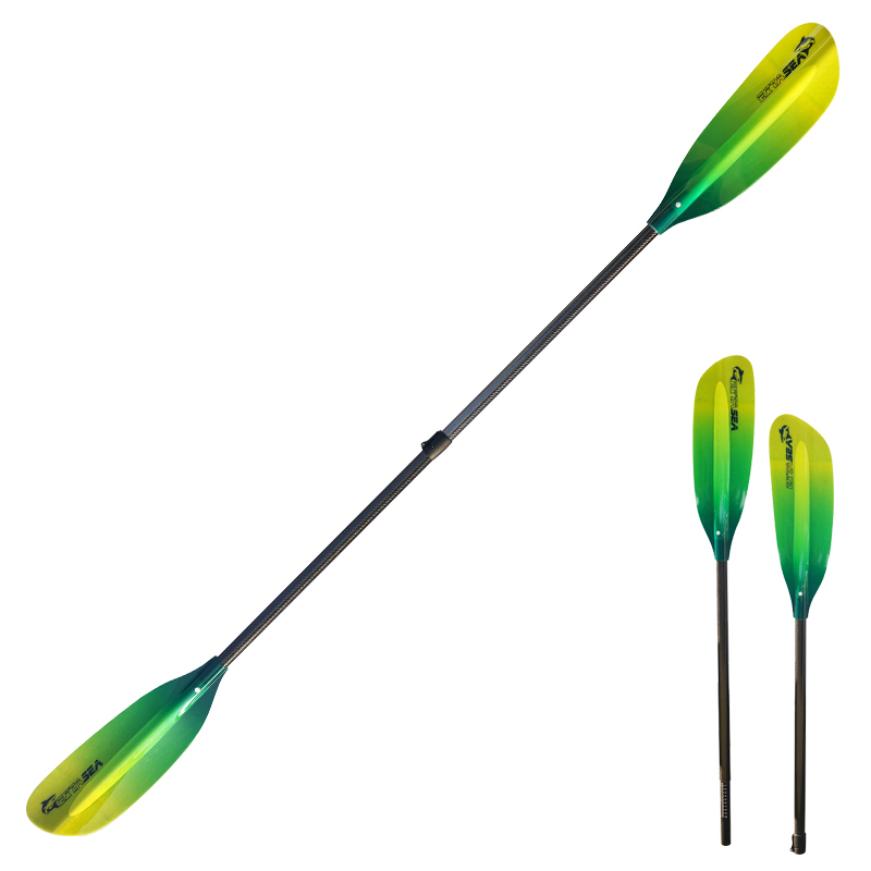 ExtaSea Pro Tour Carbon Vario Doppelpaddel | 230-240cm | 2-teilig | lime-yellow hier im ExtaSea-Shop günstig online bestellen