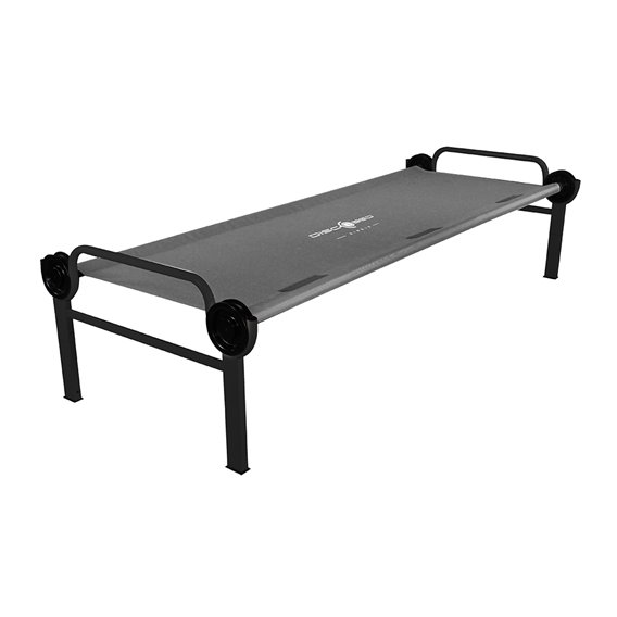 Disc-O-Bed Single L Feldbett Campingbett grau hier im Disc-O-Bed-Shop günstig online bestellen