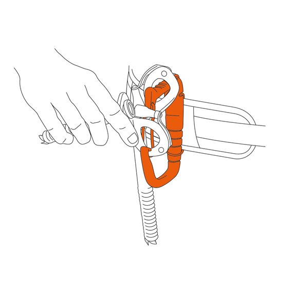 Petzl Caritool Evo Universal Eisschraubenhalter zum Eisklettern und Bergsteigen hier im Petzl-Shop günstig online bestellen