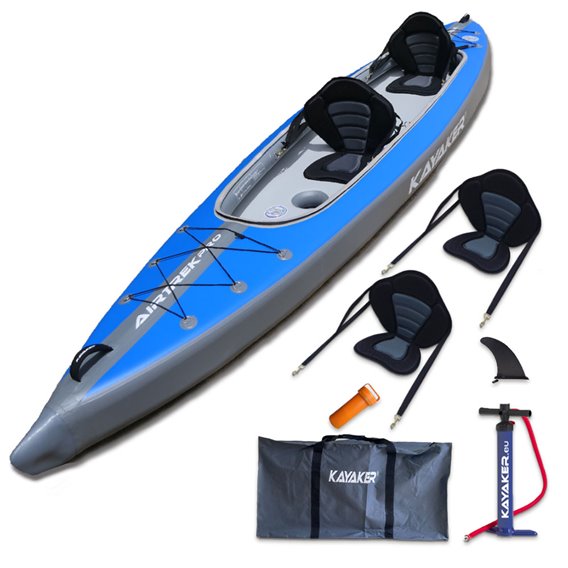 Kayaker AirTrek Pro 440 2er Drop Stitch Kajak Hochdruck Kajak hier im Kayaker-Shop günstig online bestellen