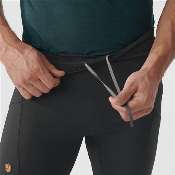 Fjällräven Abisko Trekking Tights Pro Herren Leggings Trekkinghose black-iron grey hier im Fjällräven-Shop günstig online bestel