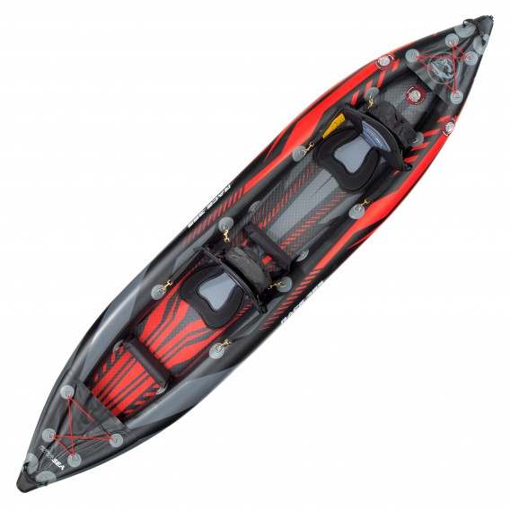 ExtaSea Race 385 2er Kajak aufblasbar Drop-Stitch Schlauchboot Kajak rot hier im ExtaSea-Shop günstig online bestellen