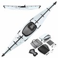 FoldYak One 390 Faltkajak im Origami Stil Faltboot white