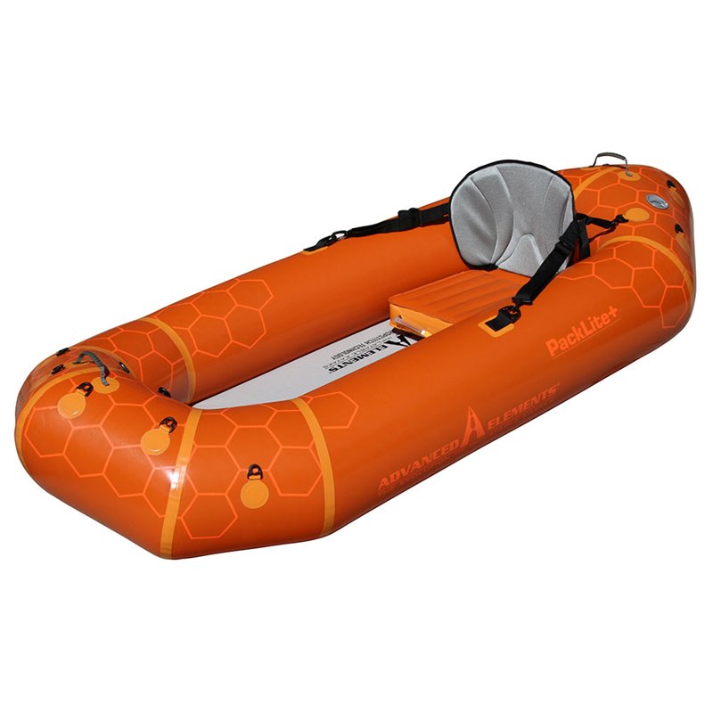 Advanced Elements PackLite+ Packraft 1 Personen Kajak aufblasbares Luftboot  Raftingboot orange hier im Rafting & Wildwasser