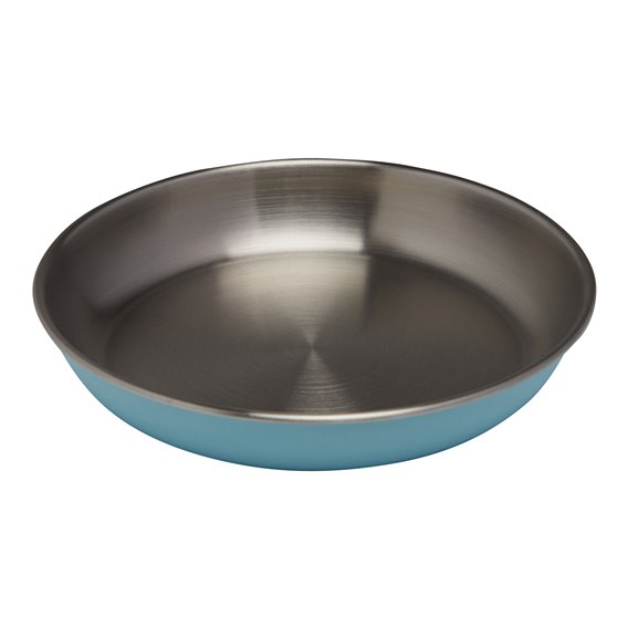 Nordisk Steel Plate Samsoe Edelstahl Teller 18cm Campinggeschirr iced-aqua hier im Nordisk-Shop günstig online bestellen