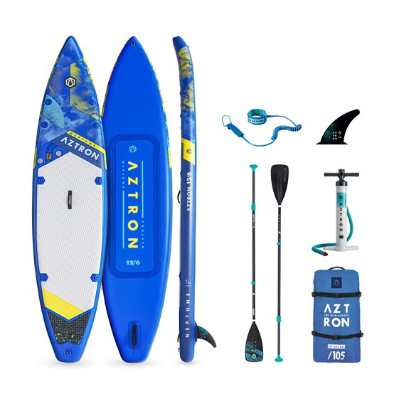 Aztron Neptune Touring 12.6 SUP aufblasbares Stand Up Paddle Board Set hier im Aztron-Shop günstig online bestellen