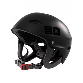 Hiko Buckaroo + V.2 Kajakhelm Wassersport Paddel Helm mit Ohrenschutz black