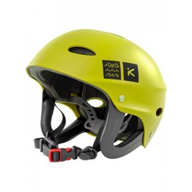 Hiko Buckaroo + V.2 Kajakhelm Wassersport Paddel Helm mit Ohrenschutz lime