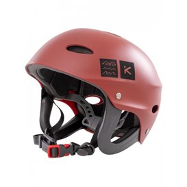 Hiko Buckaroo + V.2 Kajakhelm Wassersport Paddel Helm mit Ohrenschutz burgundy