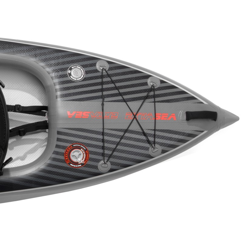 Extasea Ultimate Two 2er Kajak aufblasbar Hochdruck Kajak Full Drop-Stitch red hier im ExtaSea-Shop günstig online bestellen