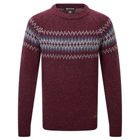 Sherpa Dumji Crew Sweater Herren Strickpullover beet red hier im Sherpa-Shop günstig online bestellen