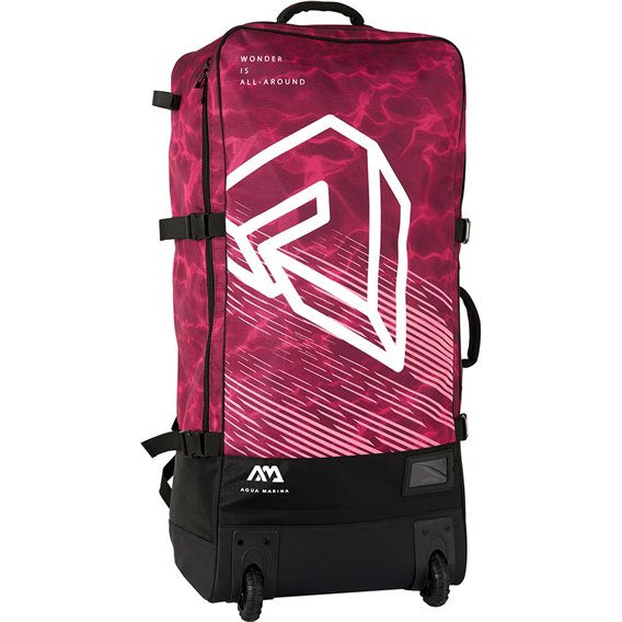 Aqua Marina Premium Wheel Backpack 90 Liter Transporttasche Rucksack raspberry hier im Aqua Marina-Shop günstig online bestellen