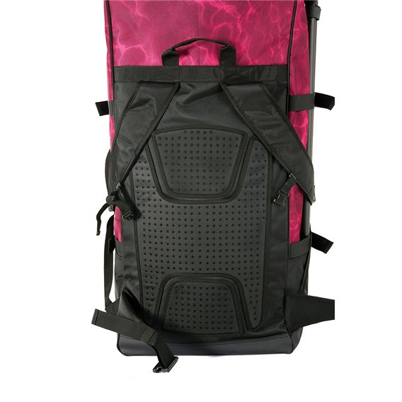 Aqua Marina Premium Wheel Backpack 90 Liter Transporttasche Rucksack raspberry hier im Aqua Marina-Shop günstig online bestellen