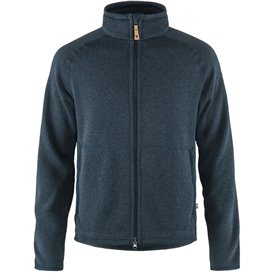 Fjällräven Övik Fleece Zip Sweater Herren Fleecejacke navy hier im Fjällräven-Shop günstig online bestellen