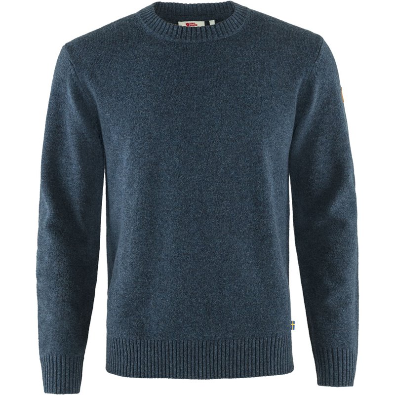 Fjällräven Övik Round-Neck Sweater Herren Pullover Strickpullover navy hier im Fjällräven-Shop günstig online bestellen Fjällräven Övik Round-Neck Sweater Herren Pullover Strickpullover navy hier im Fjällräven-Shop günstig online bestellen