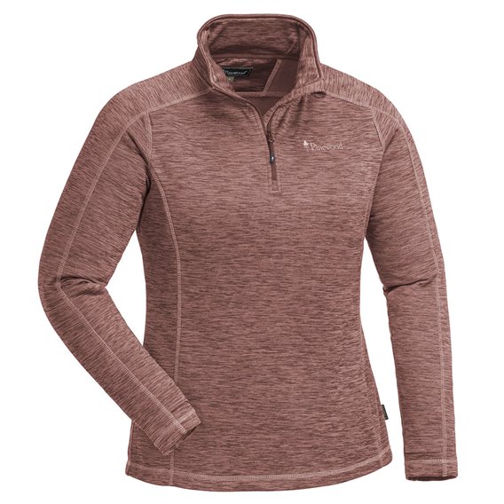 Pinewood Abisko Midlayer Damen Half Zip Shirt Damen Fleecepullover dusty rose melange hier im Pinewood-Shop günstig online beste