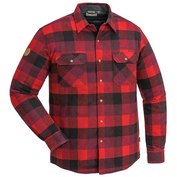 Pinewood Canada Classic 2.0 Hemd Herren Langarmhemd Freizeithemd red-black hier im Pinewood-Shop günstig online bestellen
