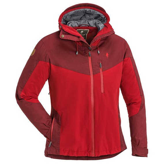 Pinewood Finnveden Hybrid Extrem Damen Übergangsjacke red-tomato hier im Pinewood-Shop günstig online bestellen