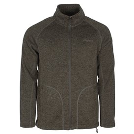Pinewood Gabriel Herren Strickjacke Fleecejacke earth brown melange hier im Pinewood-Shop günstig online bestellen