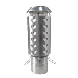 Winnerwell Chimney Dreiwandiger Schornstein Gr. M 2,5 Zoll für Winnerwell Pizzaofen