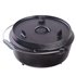 ARTS-Nature Dutch Oven 20cm BBQ Gusseiserner Feuertopf mit Füßen