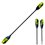 ExtaSea Tour Vario Fiberglas Doppelpaddel | 220-240cm | 2-teilig | schwarz-lime