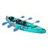 Aquatone Blast 13.6 aufblasbares 3 Personen Kajak Set Luftboot