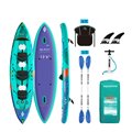 Aquatone Blast 13.6 aufblasbares 3 Personen Kajak Set Luftboot