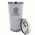 ARTS-Nature Edelstahl Kaffeebecher Thermobecher doppelwandig 590ml white