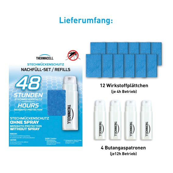 Thermacell Nachfüllpack 48h für Mückenabwehr Geräte hier im Thermacell-Shop günstig online bestellen