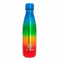 ARTS-Nature Edelstahl Trinkflasche Premium Thermobecher 500ml doppelwandig rainbow