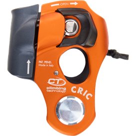 Climbing Technology Cric Multifunktionsklemme mit Umlenkrolle orange-anthrazit