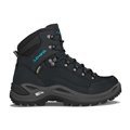 Lowa Renegade GTX MID S Damen Wanderschuhe asphalt-türkis 