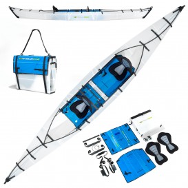 FoldYak Two 490 2er Faltkajak Origami Faltboot für 2 Personen white