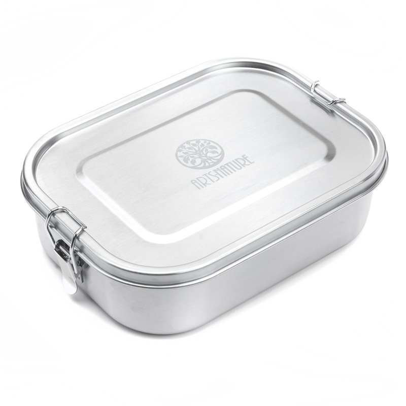 ARTS-Nature Edelstahl Brotdose 1400ml Foodcontainer mit Trennwand hier im  Foodcontainer Online-Shop gnstig kaufen
