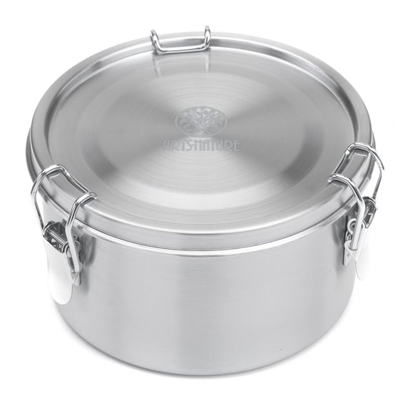 ARTS-Nature Edelstahl Brotdose für Mealprep rund 1800ml hier im ARTS-Nature-Shop günstig online bestellen