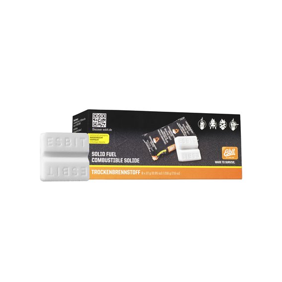 Esbit Trockenbrenntoff Tabletten 8 x 27g Feueranzünder für Taschenkocher hier im Esbit-Shop günstig online bestellen