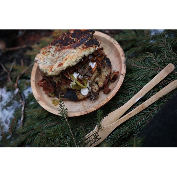 OYO Turtagro Turbestikk Bambus Besteck 3-teilig Campingbesteck aus Holz hier im OYO-Shop günstig online bestellen