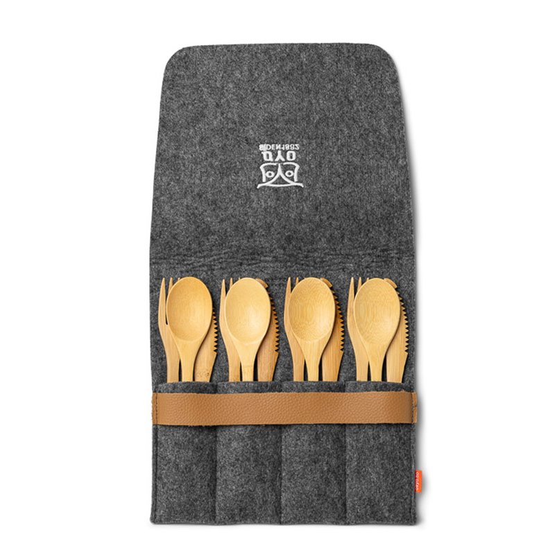 OYO Turtagro Familie Turbestikk Bambus Besteck 12-teilig Campingbesteck aus  Holz hier im Besteck Online-Shop gnstig kaufen